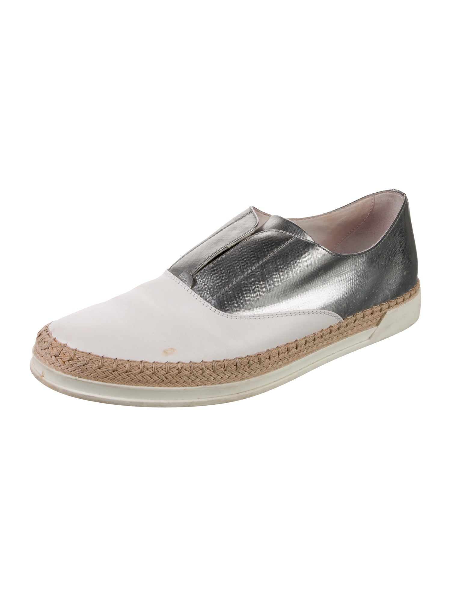 Tod's Leather Espadrilles
