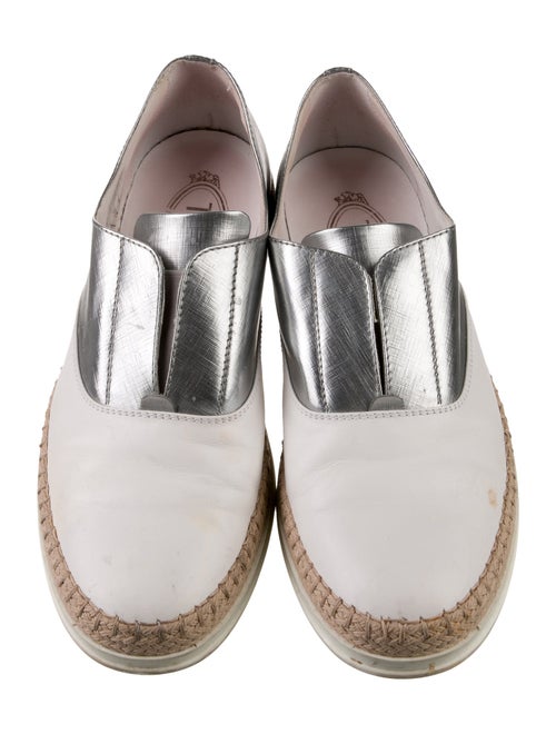 Tod's Leather Espadrilles