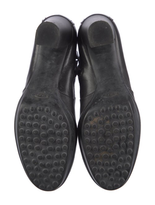 Tod's Leather Colorblock Pattern Boots