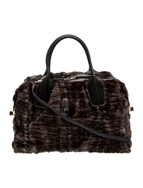 Tod's Fur Top Handle Bag