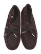 Tod's Ponyhair Bow Accents Moccasins