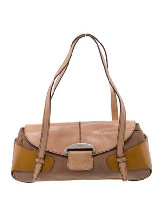 Tod's Suede Top Handle Bag