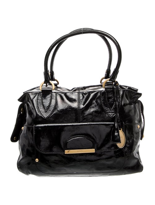 Tod's Patent Leather Top Handle Bag