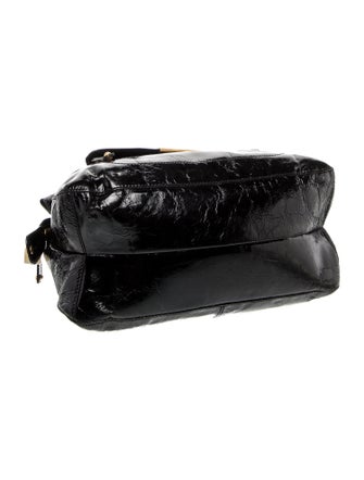 Tod's Patent Leather Top Handle Bag