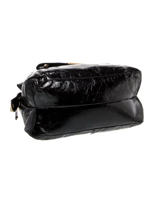 Tod's Patent Leather Top Handle Bag