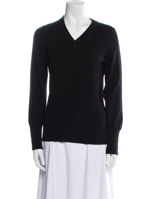 Tod's Cable Knit V-Neck Sweater