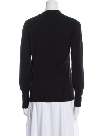 Tod's Cable Knit V-Neck Sweater