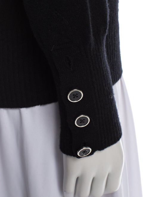 Tod's Cable Knit V-Neck Sweater