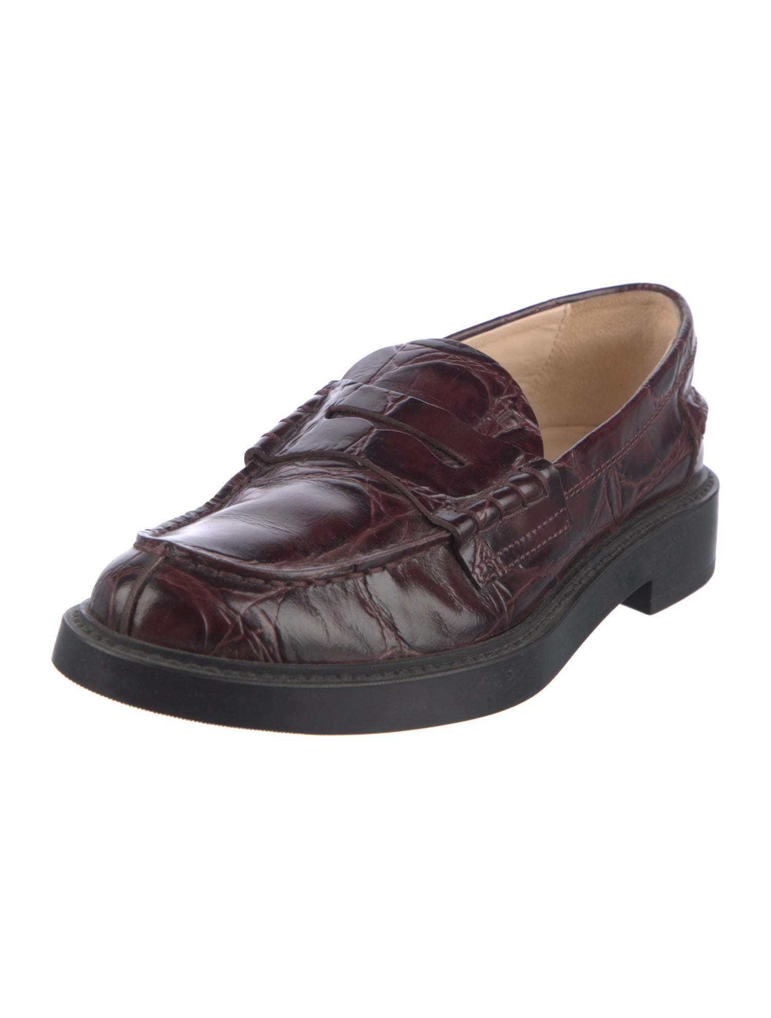 Tod's Leather Dress Loafers