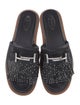 Tod's Leather Studded Accents Slides