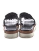 Tod's Leather Studded Accents Slides