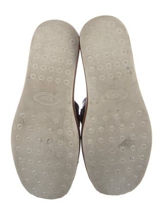 Tod's Leather Studded Accents Slides