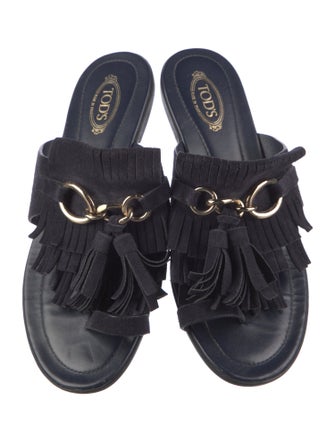 Tod's Suede Slides