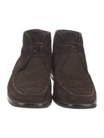 Tod's Suede Lace-Up Boots