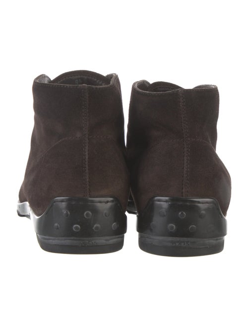 Tod's Suede Lace-Up Boots