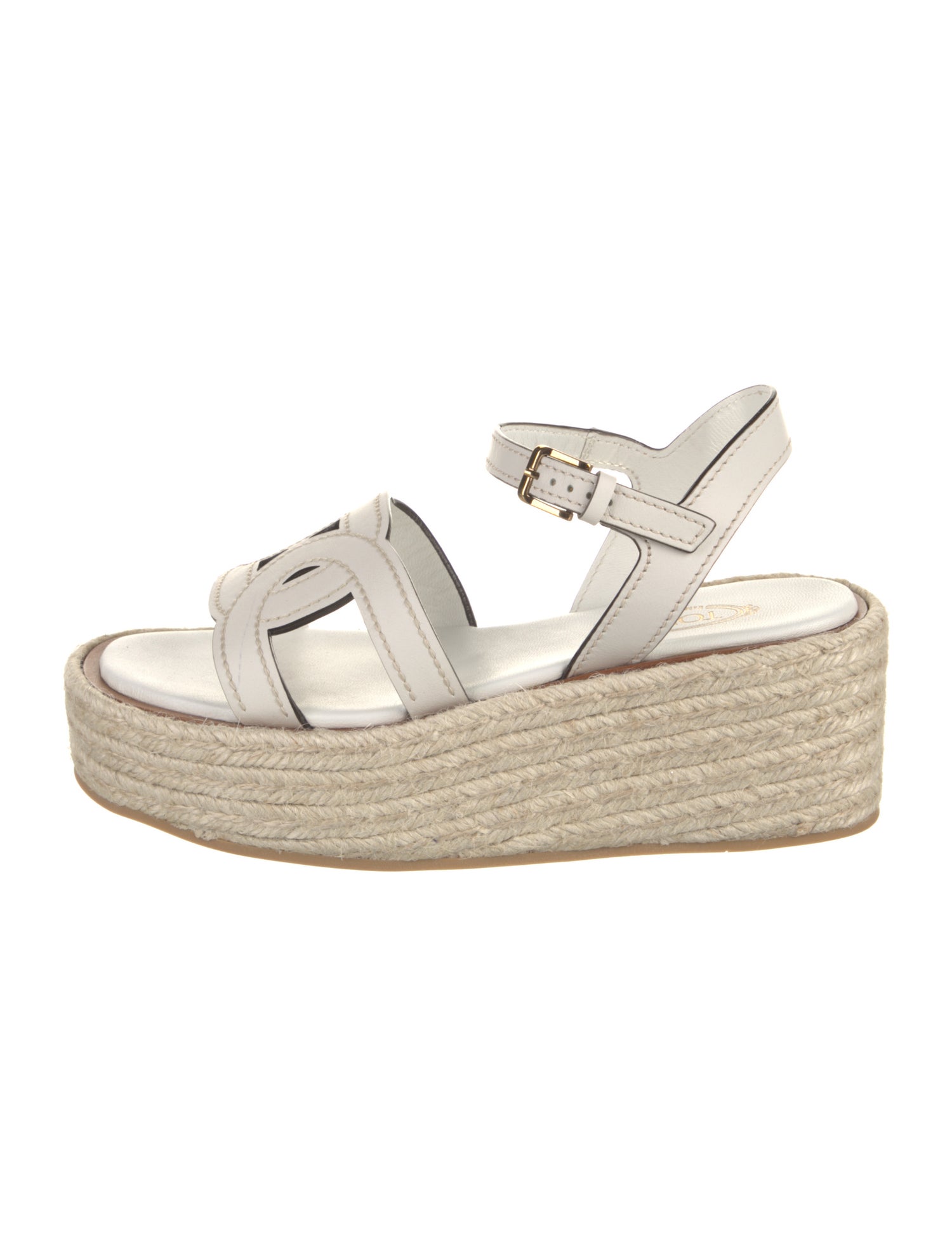 Tod's Leather Espadrilles