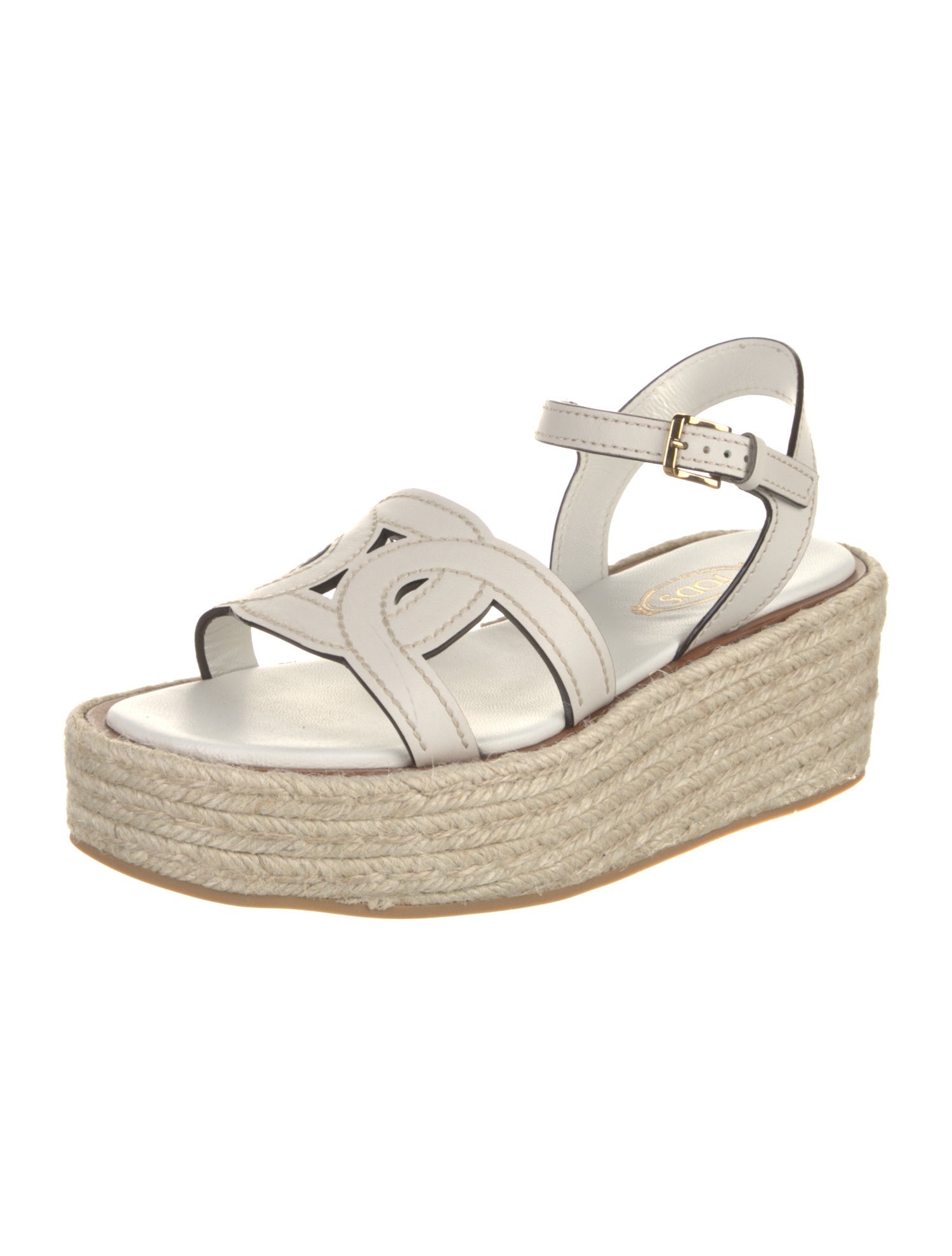 Tod's Leather Espadrilles