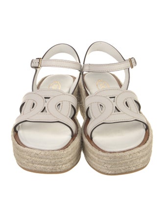 Tod's Leather Espadrilles