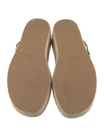 Tod's Leather Espadrilles