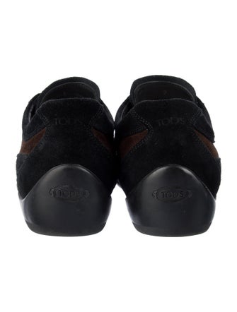 Tod's Suede Colorblock Pattern Sneakers
