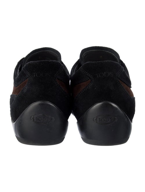 Tod's Suede Colorblock Pattern Sneakers
