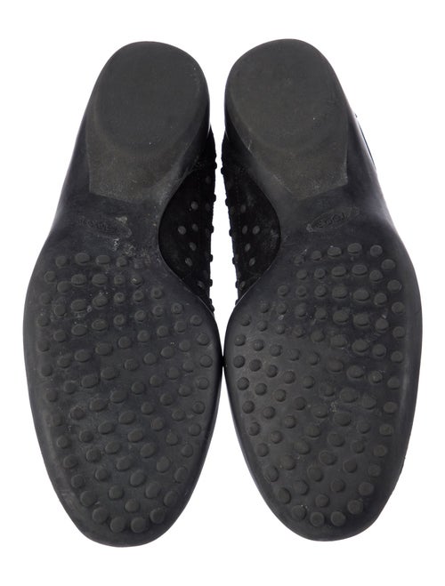 Tod's Suede Colorblock Pattern Sneakers