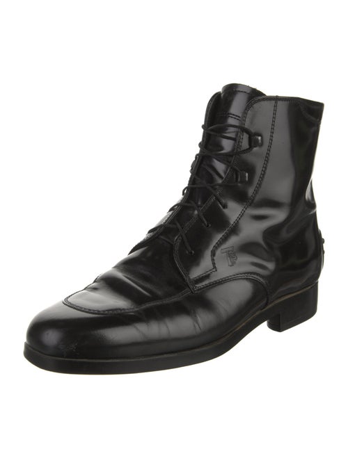 Tod's Leather Combat Boots