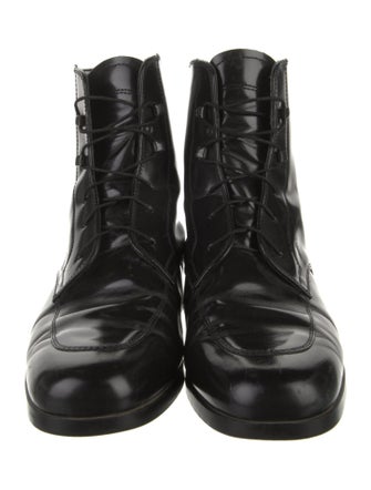 Tod's Leather Combat Boots
