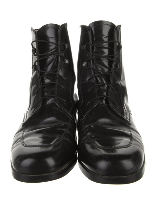 Tod's Leather Combat Boots