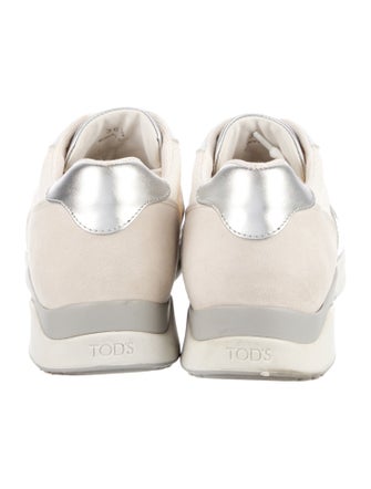 Tod's Leather Colorblock Pattern Sneakers