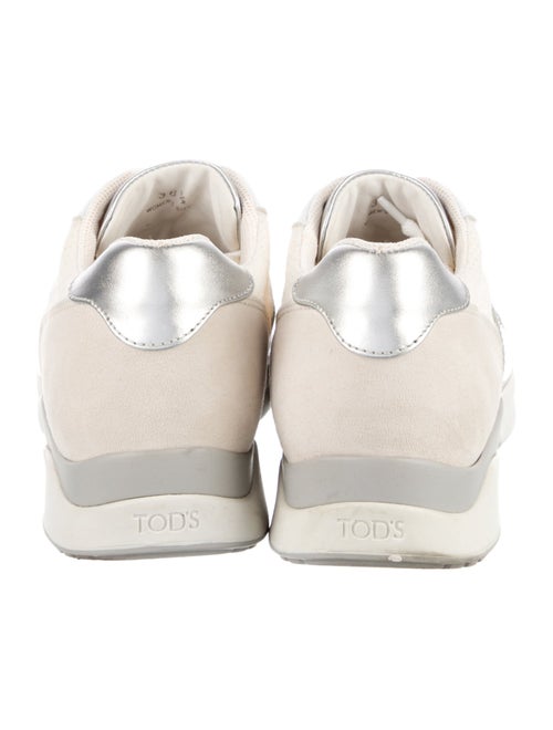 Tod's Leather Colorblock Pattern Sneakers