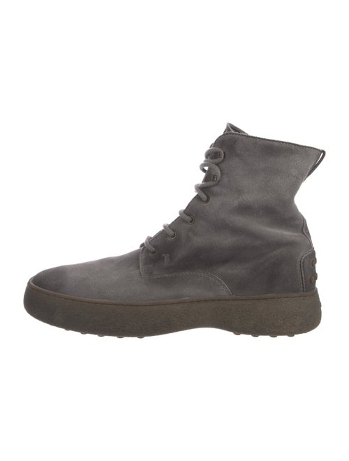 Tod's Suede Lace-Up Boots
