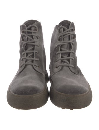 Tod's Suede Lace-Up Boots