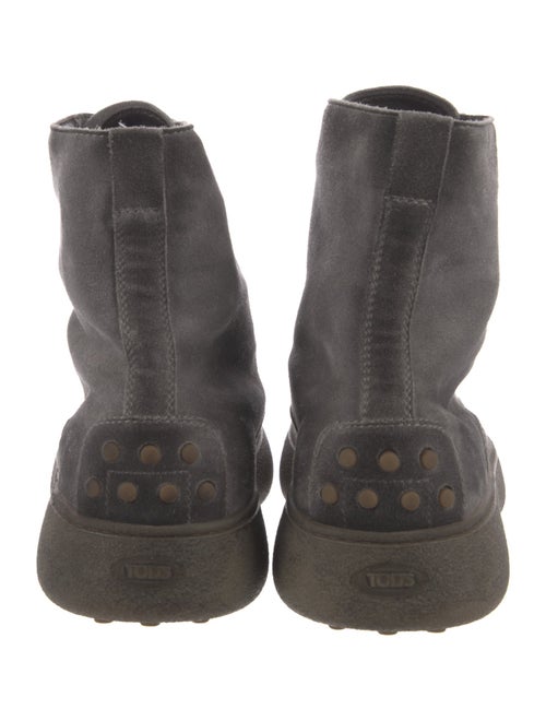 Tod's Suede Lace-Up Boots
