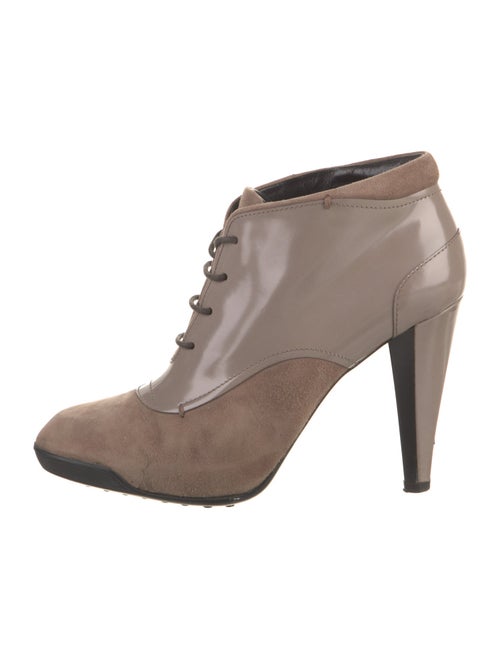 Tod's Suede Lace-Up Boots