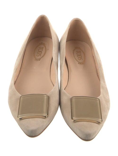 Tod's Suede Ballet Flats