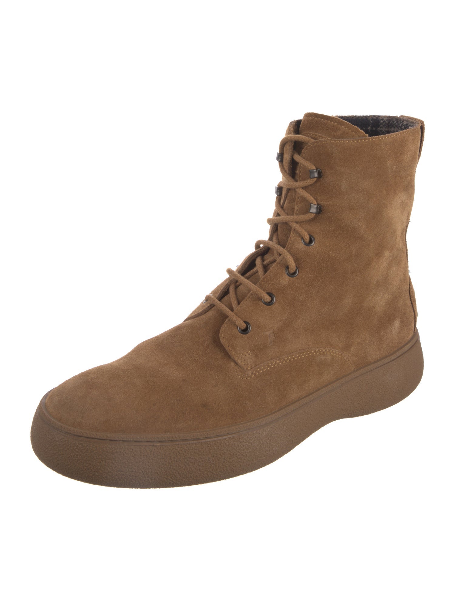 Tod's Suede Lace-Up Boots