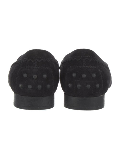 Tod's Suede Studded Accents Loafers