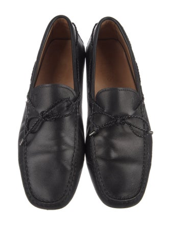 Tod's Leather Bow Accents Drivers