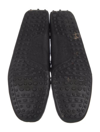 Tod's Leather Bow Accents Drivers