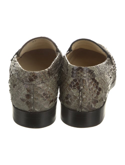 Tod's Python Animal Print Loafers