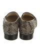 Tod's Python Animal Print Loafers