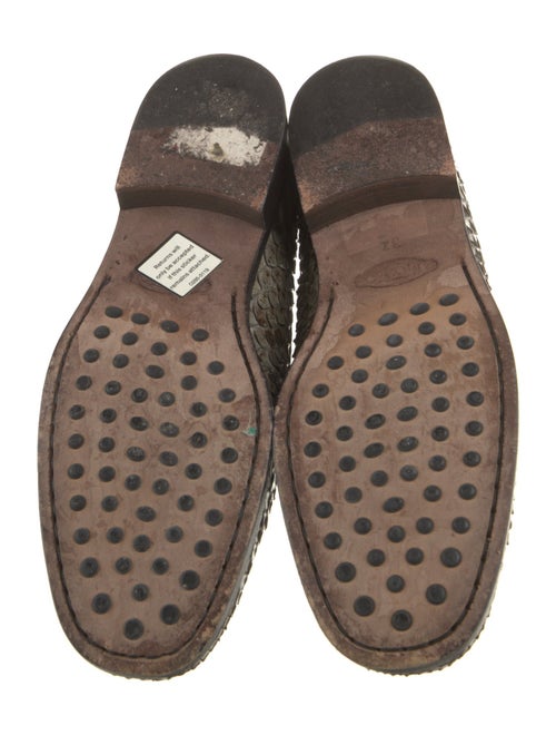 Tod's Python Animal Print Loafers