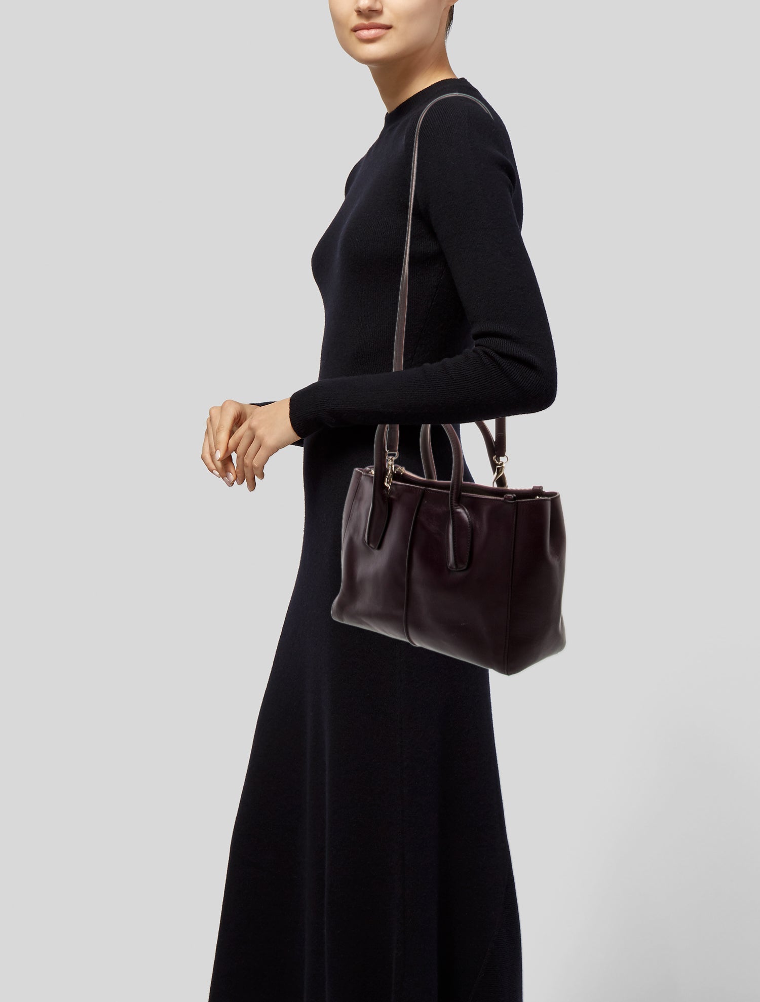 Tod's Leather Top Handle Bag