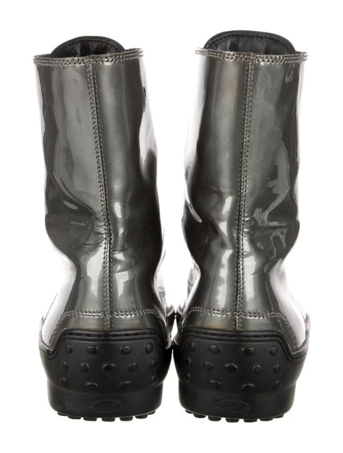 Tod's Patent Leather Combat Boots