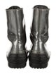 Tod's Patent Leather Combat Boots