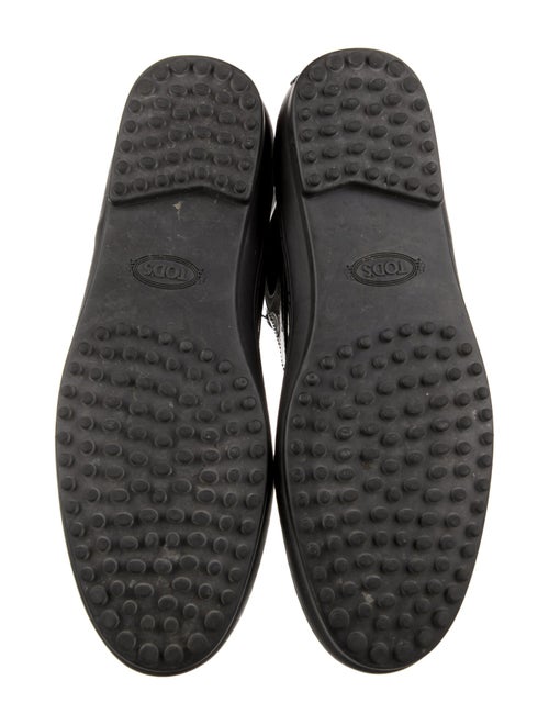 Tod's Patent Leather Combat Boots