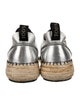 Tod's Leather Colorblock Pattern Espadrille Sneakers