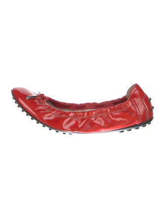 Tod's Patent Leather Ballet Flats
