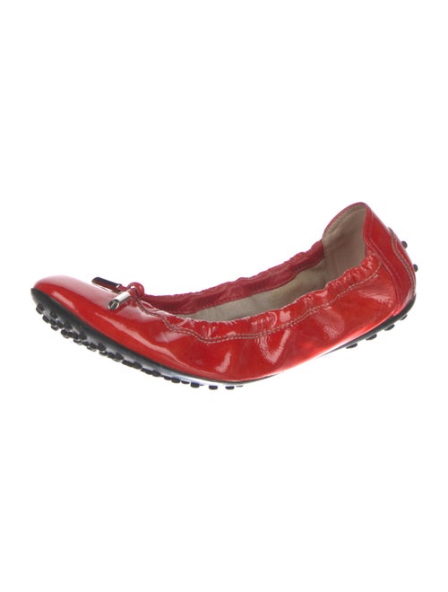 Tod's Patent Leather Ballet Flats